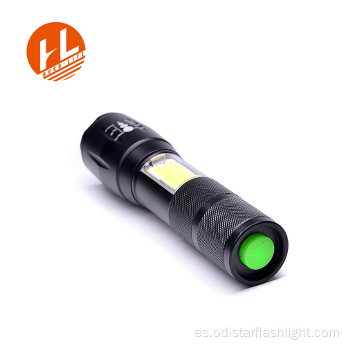 Al aire libre Super brillante impermeable COB táctica FlashLight